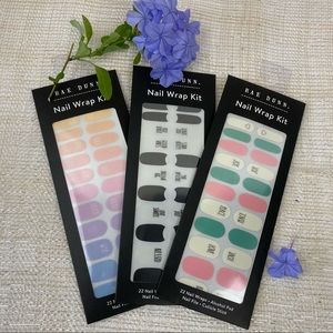 RAE DUNN Nail Wrap Kits.  Bundle of 3.